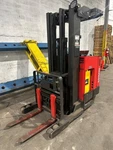 Raymond EASIR40TT 4,000LBS. Electric Reach Truck - 187" Lift. Fixed Price $4250.00.