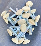 QTY:25 Debur Cotton Fiber Mounted Points 3/4X.098X1/4 WD2A80GFX Rex-cut Abrasive. Fixed Price $79.99.
