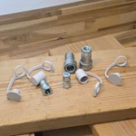 Kubota L3240 L3540 L3940 Tractor Loader Hydraulic Quick Coupler & Nipple W/ Caps. Fixed Price $65.00.
