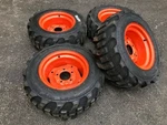 New 23X8.50-12 XD2010 Foam Filled Skid Steer Tires/rims For Nh L250,L255,LS120. Fixed Price $1390.00.