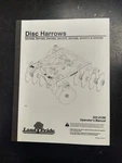322-013M Land Pride Oem Operator's Manual, Disc Harrows, Made In U.s.a.. Fixed Price $9.96.