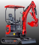 Tyrant 17 Mini Excavator Kubota D902 Engine Side Swing With 12 Attachments. Fixed Price $11685.00.