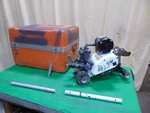 Norton Clipper Self Propelled Early Entry Slab Crab Walk Behind Concrete Saw 115. Fixed Price $950.00.