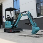 Mini Excavator Kubota Engine Telescopic Side Swing Tracked 2.5T Digger Free Ship. Fixed Price $12998.70.