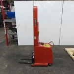 Wesco PCBFL-76-25 1000LB 12V Battery Powered Stacker Straddle 75" Lift 25" Forks. Fixed Price $2561.88.