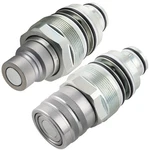 & Female Flat Face Coupler Kit For Bobcat Excavator Loader 6679837 6680018. Fixed Price $60.16.