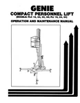 Genie PLC19 PLC24 PLC30 PLC36 PLI19 PLI24 PLI30 Operation Maintenance Manual. Fixed Price $34.00.