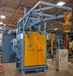 Spinner Hanger Sandblasting Machine, Cleaning Equipment, Shotblast Systems. Fixed Price $48900.00.