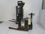 Nissan WSN40TH Electric Straddle Pallet Truck Walk Behind Forklift 4000 Lbs. Fixed Price $1799.99.