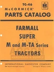 Farmall Super M, Mv, Md, Mdv, M-ta Parts Catalog Manual. Fixed Price $34.28.