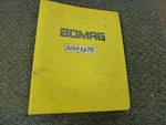 Bomag Models K350 K351 & K451 Landfill Compactor Parts Catalog Manual Book. Fixed Price $38.36.