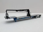 1:64 Dcp Transcraft Eagle Flatbed Trailer W/ Boom Loader Crane In Clam Shell. Fixed Price $149.95.