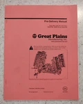 Great Plains Manufacturing Pre-delivery Manual Turbo Max 1800TM 2400TM. Fixed Price $25.00.