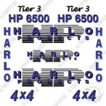 Fits Harlo HP6500 Kit Forklift Decals - 7 Year Vinyl. Fixed Price $199.95.
