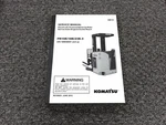 Komatsu FR15K-3 FR18K-3 FR23K-3 Forklift Shop Service Repair Manual 169E00001-UP. Fixed Price $125.72.