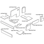 K64254 New Cab Upholstery Kit Fits John Deere 4WD Tractor 8450 8650 8850. Fixed Price $957.56.