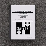 Hyster H150H H165H H180H Challenger Forklift Truck Owner Operator Manual. Fixed Price $124.74.
