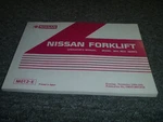 Nissan CYM02L20S CYM02L25S CYGM02L25S Forklift Operator Maintenance Manual Xz. Fixed Price $86.49.