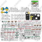 Fits Genie Z34/22N Decal Kit Boom Lift - (sn: 2227 To 10885) Year 3M Vinyl!. Fixed Price $294.95.