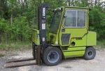 Forklift, 6,000# Clark GPS30I, Gas, Side/shifter & Pos. New Air Tires Vg!!. Fixed Price $10500.00.