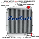 3-ROW Aluminum Tractor Radiator Fits For Yanmar 3TNE74 Diesel 119621-44500. Fixed Price $95.99.