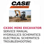 Case CX30C Mini Excavator Manual Service Repair Shop Owners Pdf. Fixed Price $25.00.