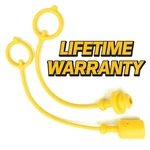 Oem Upgrade Coupler Fitting Yellow Dust Cap & Plug For 3/8 Iso Kubota Tractor. Fixed Price $12.99.