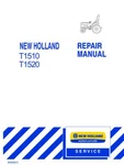 New Holland T1510, T1520 Tractor Service Manual Repair Shop Book. Fixed Price $69.00.