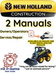New Holland LX985 Skid Steer Loader Manual Service Repair Shop Owners Pdf Usb. Fixed Price $27.49.