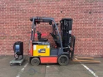 Toyota 8FBCU25 Electric Forklift 5000 Lbs Capacity 4 Stage Mast W/ Charger. Fixed Price $12500.00.