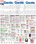 Fits Genie GS-2632 Scissor Lift Decal Kit Laminated 3M Vinyl / Free Shipping. Fixed Price $139.95.
