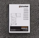 Snorkel S3215L Scissor Platform Lift Owner Operator User Guide Manual. Fixed Price $113.58.