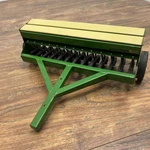 1/16 Great Plains Solid Stand End Wheel Drill Tractor Implement Toy. Fixed Price $112.50.