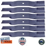 6PK Blade Replaces Kubota K5617-34330 18-5/8" ZG23 GR2100 BX-RCK54P 54" Deck. Fixed Price $109.95.