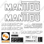 Fits Manitou M430CP Decal Kit Forklift - 7 Year 3M Outdoor Vinyl!. Fixed Price $99.95.