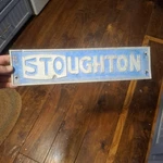 Stoughton Trailer Emblem Embossed Badge Name Plate Tag Aluminum Semi Truck. Fixed Price $129.00.