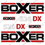 Fits Boxer 526DX Mini Skid Steer Decal Kit (exterior) - 7 Year Outdoor 3M Vinyl!. Fixed Price $124.95.