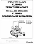 Official Kubota ZD1611LF ZD1611RLF Owners Operators Manual Free. Fixed Price $39.95.