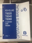 New Holland T6020 T6040 & T6060 Cylinder Elite Models Operators Manual. Fixed Price $28.19.