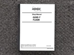 Doosan G25E-7 Forklift Truck Shop Service Repair Manual. Fixed Price $167.99.