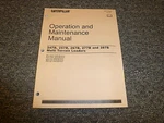 Caterpillar 287B Multi Terrain Loader Skid Steer Owner Operator Manual. Fixed Price $111.89.
