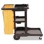 Rubbermaid Commercial 617388BK 4 Bin Multi-shelf Cleaning Cart New. Fixed Price $175.00.