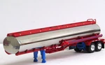 Dcp Red/chrome Heil Fuel Tank Trailer New No Box 1/64. Fixed Price $62.95.
