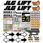 Fits Jlg 800AJ Decal Kit Boom Lift Sky Power Sticker Set - 7 Year 3M Vinyl!. Fixed Price $279.95.