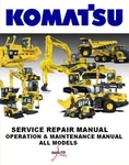 Komatsu-service Repair Manual-operation & Maintenance Manual-all Models. Fixed Price $120.00.