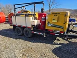 Vermeer LP573SGT Heavy Trailer Vacuum Excavator 500GALLON Debris Vactron. Fixed Price $47000.00.