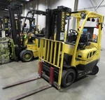 2013 Hyster S50FT 5000# Lp Forklift 189" Stage W/sideshift. Fixed Price $9500.00.