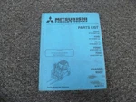 Mitsubishi FD35 FD40 FD45 Forklift Chassis Mast Parts Catalog Manual Xz. Fixed Price $83.50.