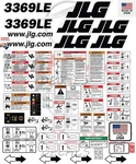 Fits Jlg 3369LE Scissor Lift Decal Kit Laminated 3M Vinyl - Free Shipping. Fixed Price $175.70.