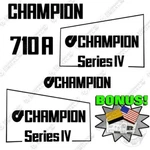 Fits Champion 710A Series Iv Decal Kit Motor Grader - Year Outdoor 3M Vinyl! 5. Fixed Price $179.95.